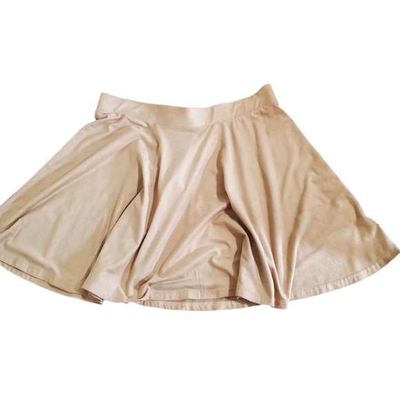Papaya Dresses & Skirts - Papaya NWT Tan Skater Skirt Sz L